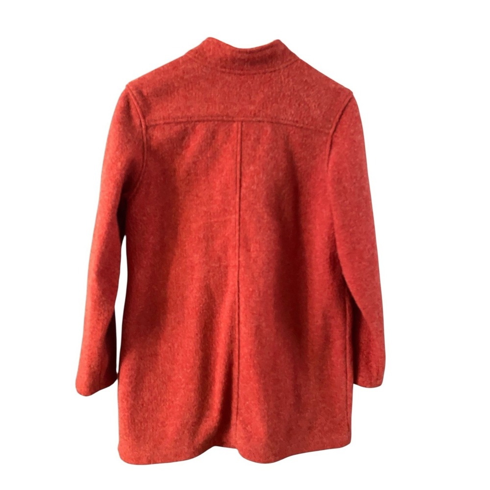 Stormy Kromer Women's Red Button Front Collared Mid-Length Jacket Size L - Picture 4 of 6